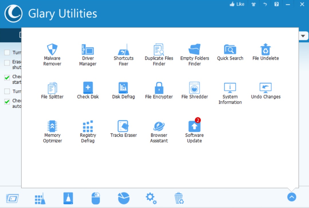 Glary Utilities Pro 5 all options and features